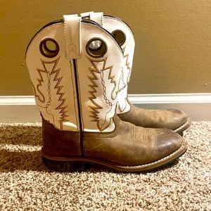 Genuine Leather Kids Cowboy Boots Smoky Mountain Boots